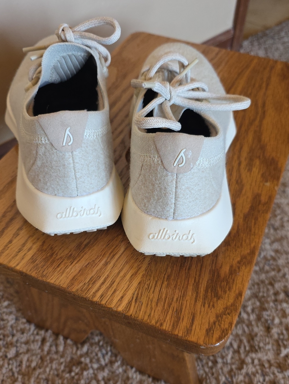 Allbirds Kids Wool Sneakers in Natural Cream
